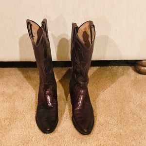 Tony Lama lizard boots